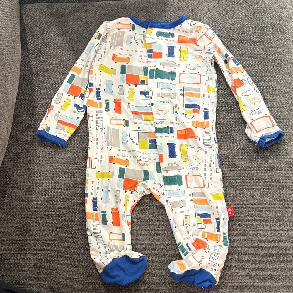 Magnetic Me Multicolor Kids One Piece with Blue Trim